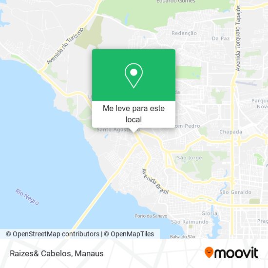 Raizes& Cabelos mapa