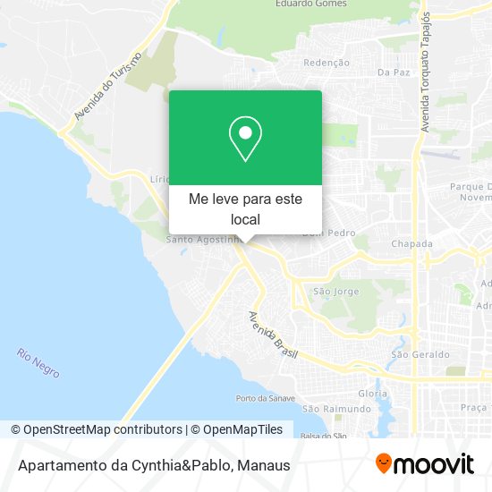 Apartamento da Cynthia&Pablo mapa
