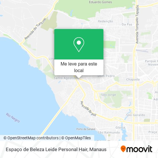 Espaço de Beleza Leide Personal Hair mapa