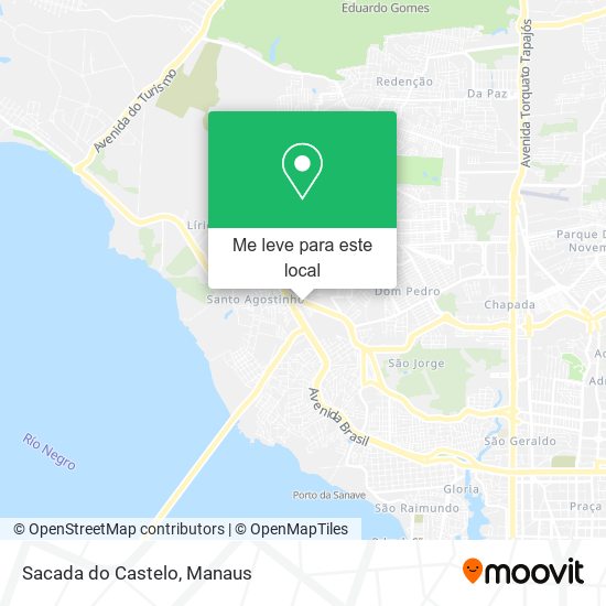 Sacada do Castelo mapa