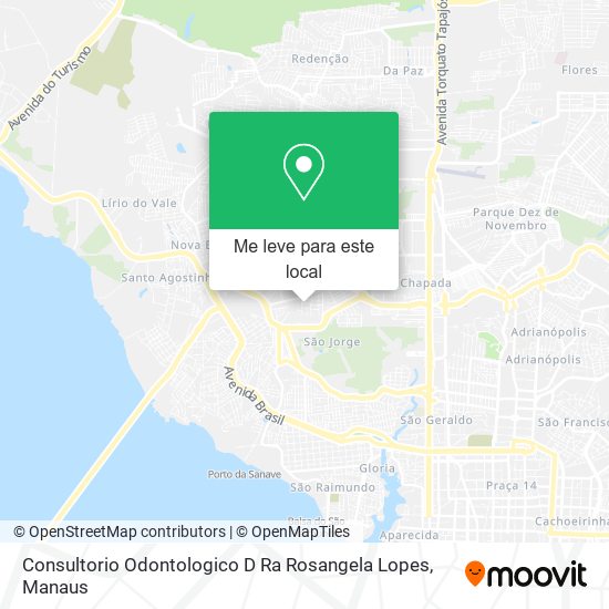 Consultorio Odontologico D Ra Rosangela Lopes mapa