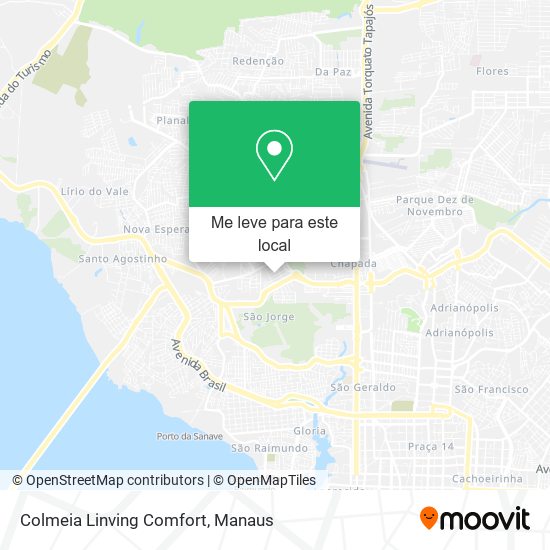 Colmeia Linving Comfort mapa