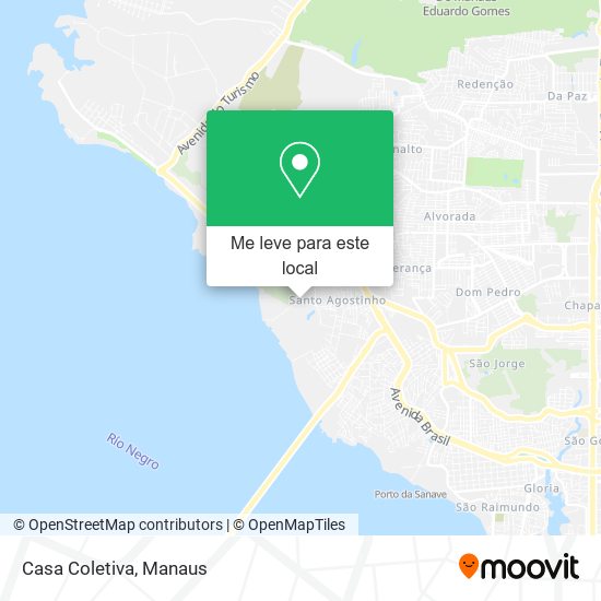 Casa Coletiva mapa