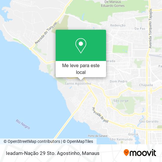Ieadam-Nação 29 Sto. Agostinho mapa