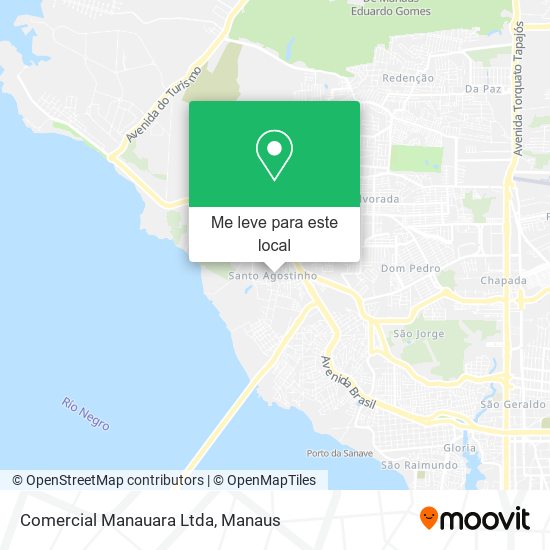 Comercial Manauara Ltda mapa