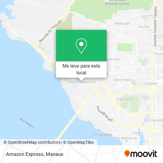 Amazon Express mapa