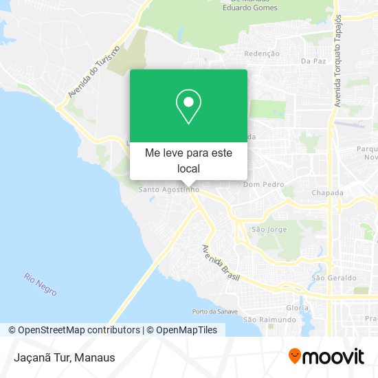 Jaçanã Tur mapa