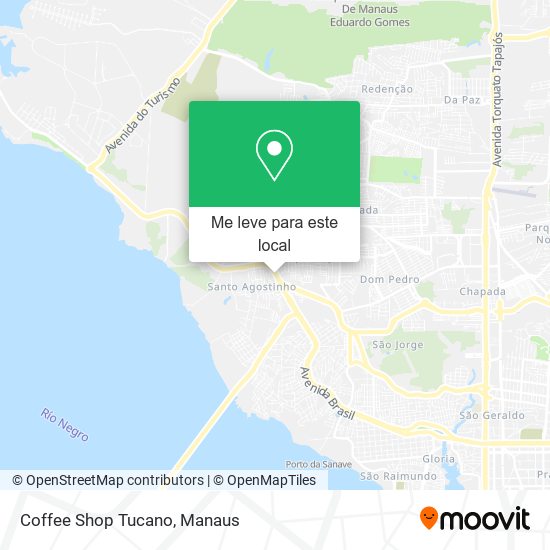 Coffee Shop Tucano mapa