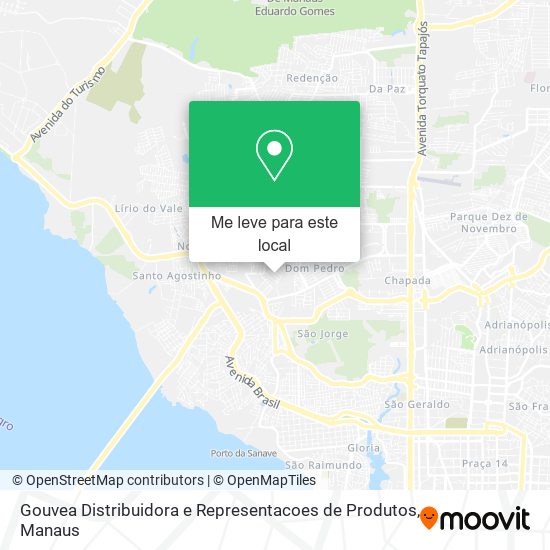 Gouvea Distribuidora e Representacoes de Produtos mapa