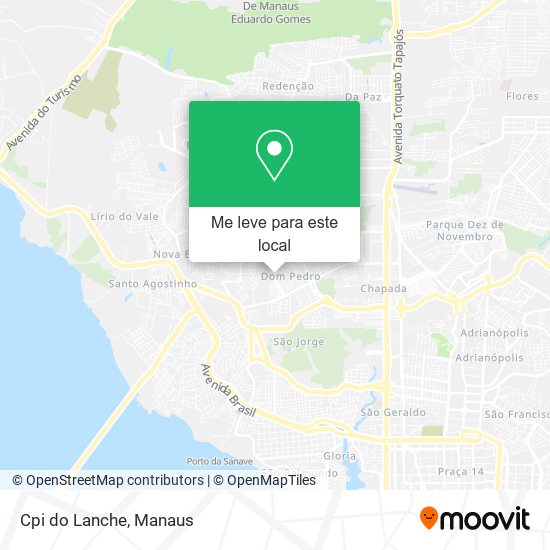 Cpi do Lanche mapa