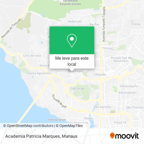 Academia Patricia Marques mapa