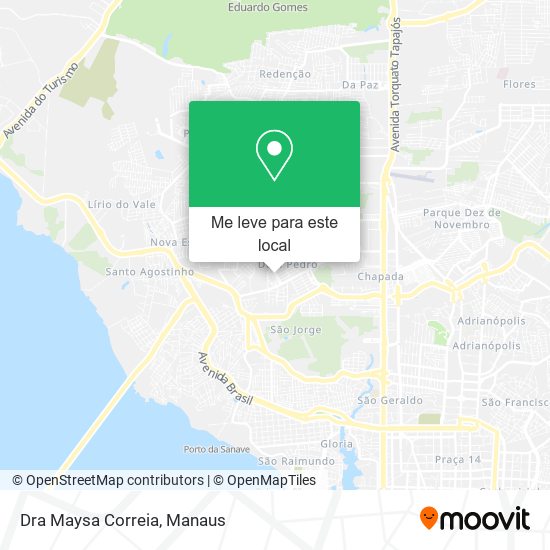 Dra Maysa Correia mapa