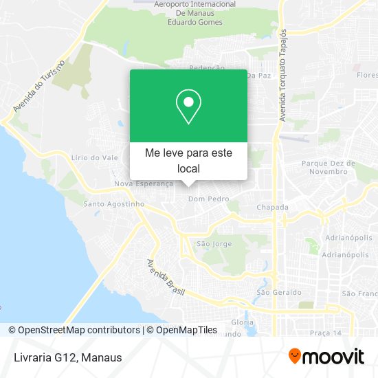 Livraria G12 mapa