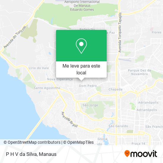 P H V da Silva mapa