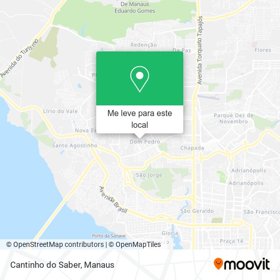 Cantinho do Saber mapa
