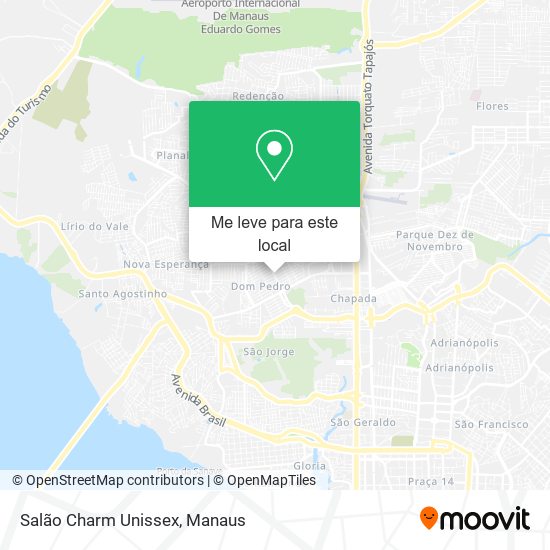 Salão Charm Unissex mapa