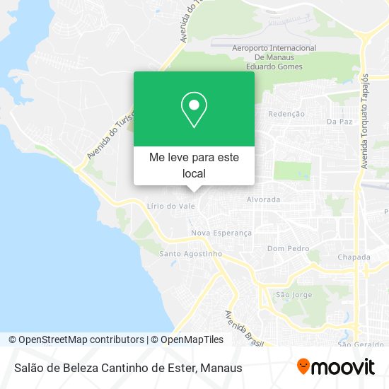 Salão de Beleza Cantinho de Ester mapa