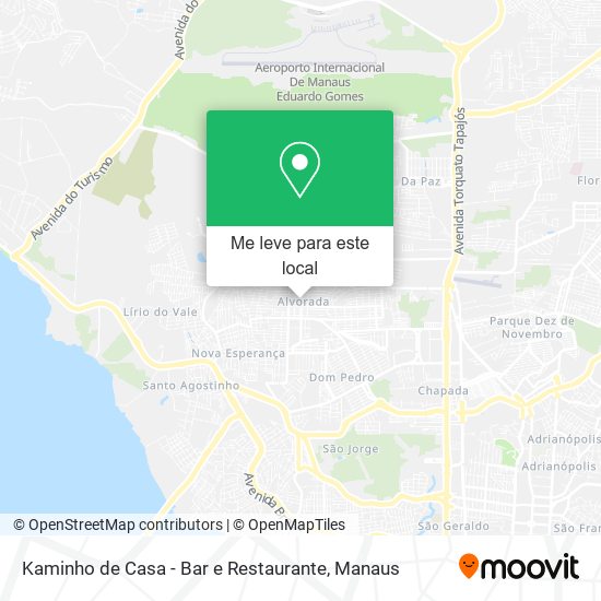 Kaminho de Casa - Bar e Restaurante mapa