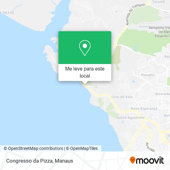 Congresso da Pizza mapa