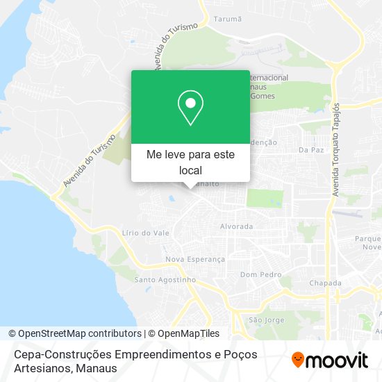 Cepa-Construções Empreendimentos e Poços Artesianos mapa