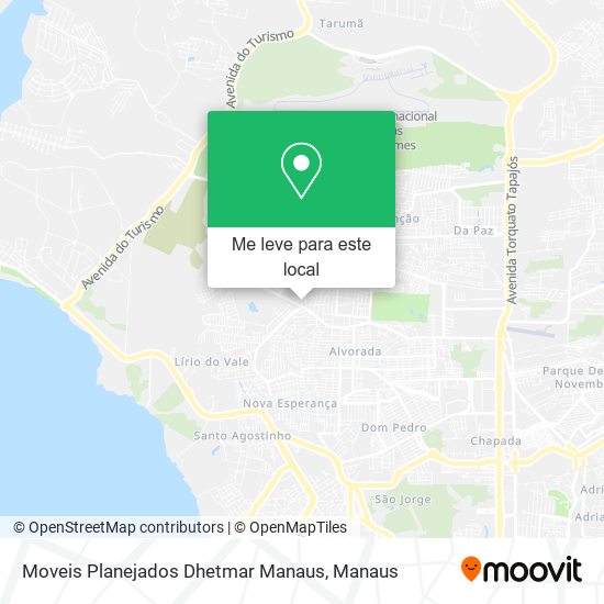 Moveis Planejados Dhetmar Manaus mapa