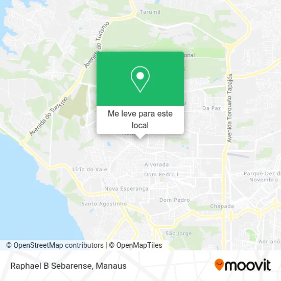 Raphael B Sebarense mapa