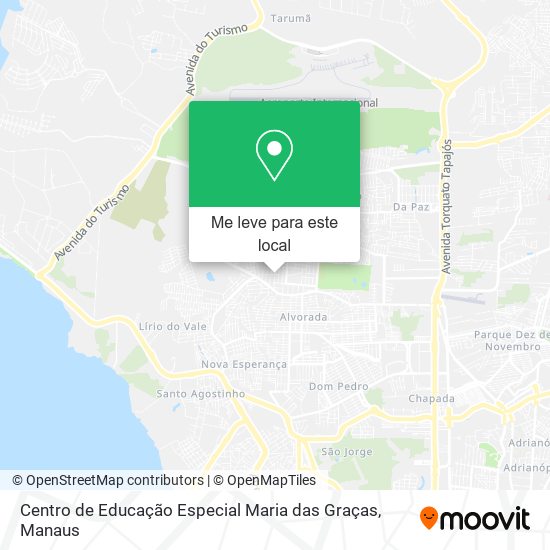 Centro de Educação Especial Maria das Graças mapa