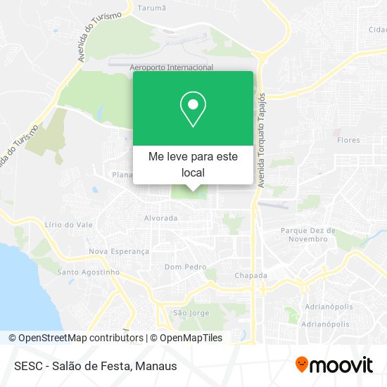 SESC - Salão de Festa mapa