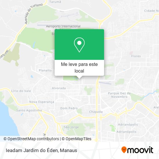 Ieadam Jardim do Éden mapa