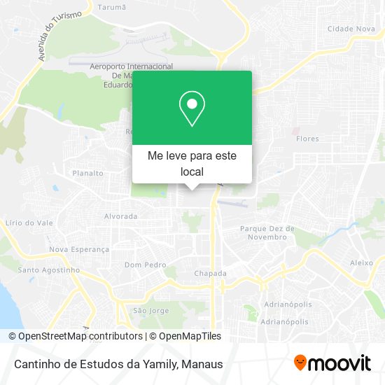 Cantinho de Estudos da Yamily mapa