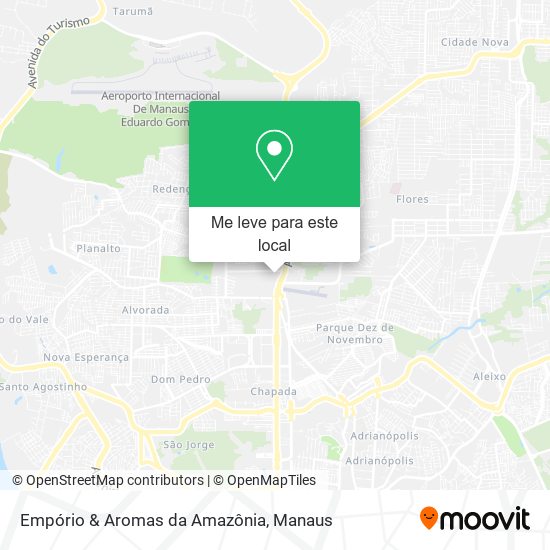 Empório & Aromas da Amazônia mapa