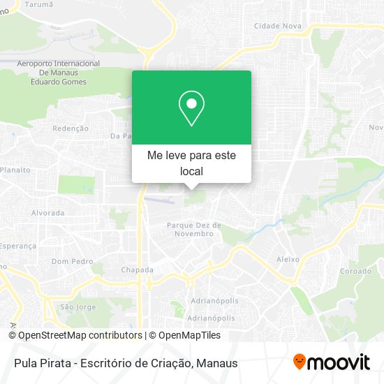 Pula Pirata - Escritório de Criação mapa