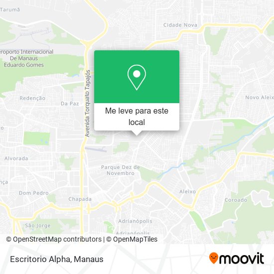 Escritorio Alpha mapa