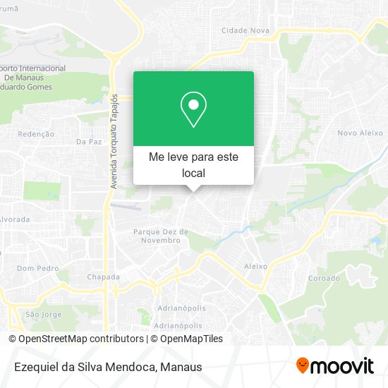 Ezequiel da Silva Mendoca mapa