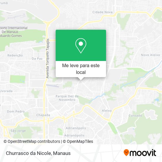 Churrasco da Nicole mapa