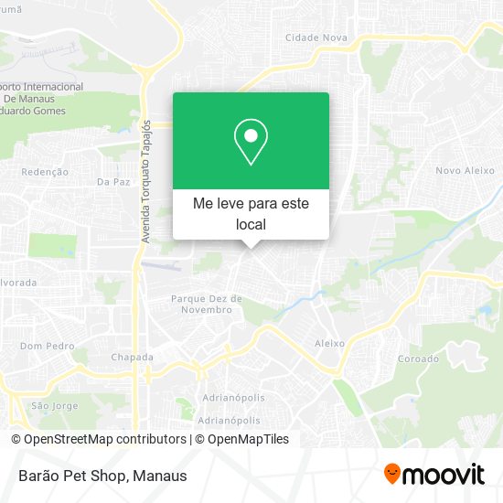 Barão Pet Shop mapa