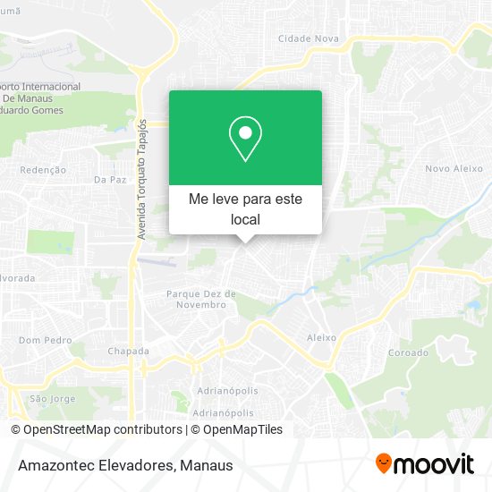 Amazontec Elevadores mapa