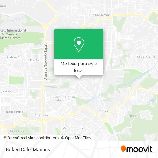 Boken Café mapa