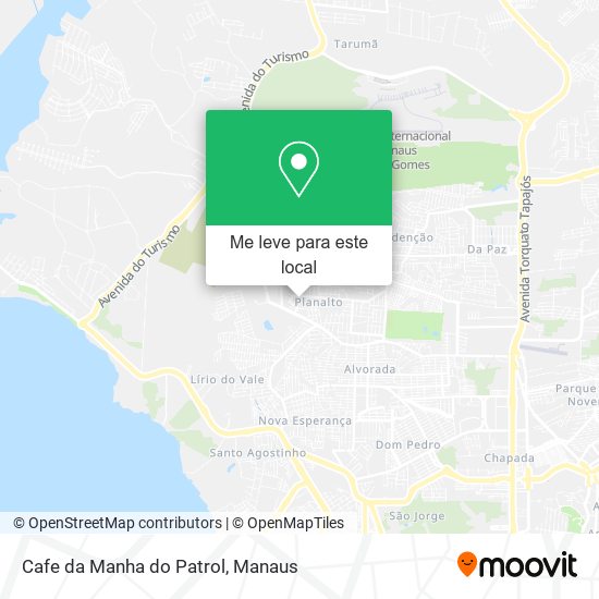 Cafe da Manha do Patrol mapa