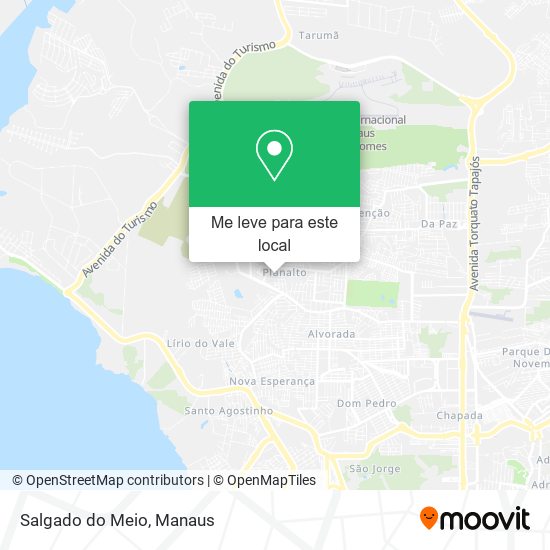 Salgado do Meio mapa