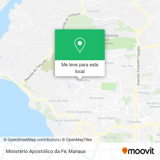 Ministério Apostólico da Fé mapa