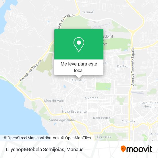 Lilyshop&Bebela Semijoias mapa
