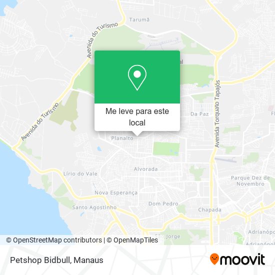 Petshop Bidbull mapa