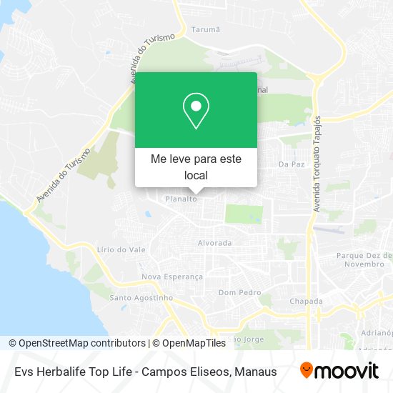 Evs Herbalife Top Life - Campos Eliseos mapa