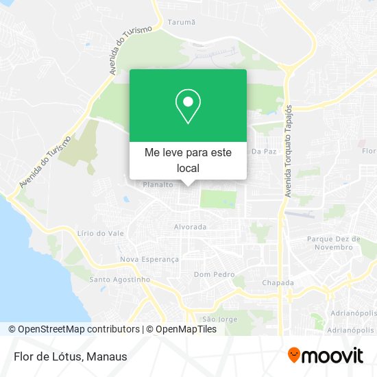 Flor de Lótus mapa