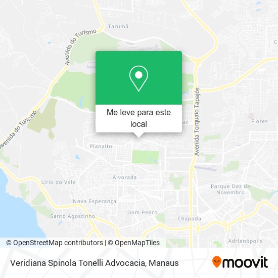 Veridiana Spinola Tonelli Advocacia mapa