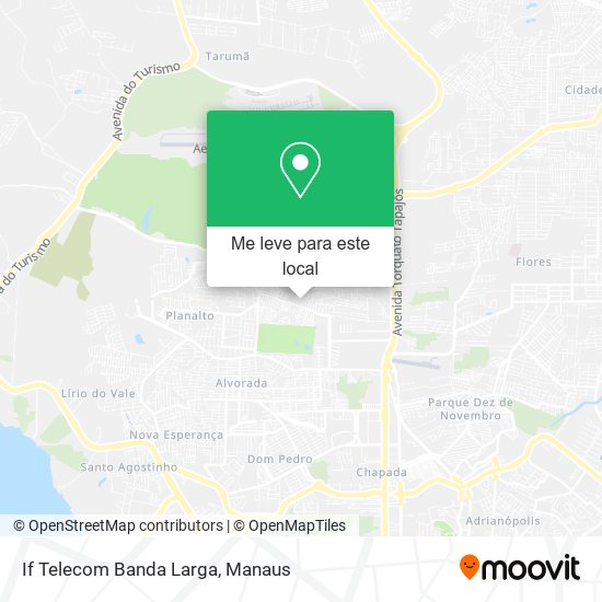 If Telecom Banda Larga mapa