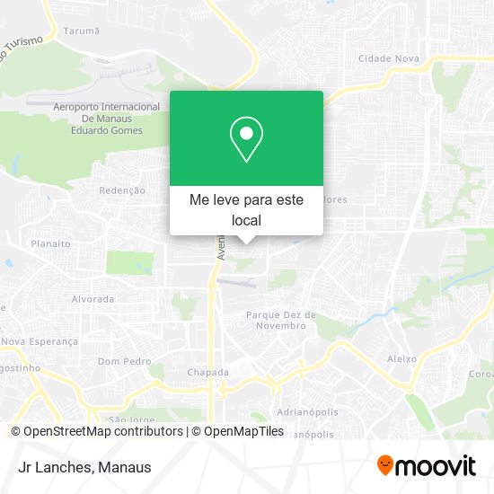 Jr Lanches mapa