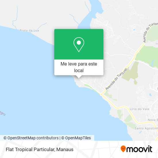 Flat Tropical Particular mapa