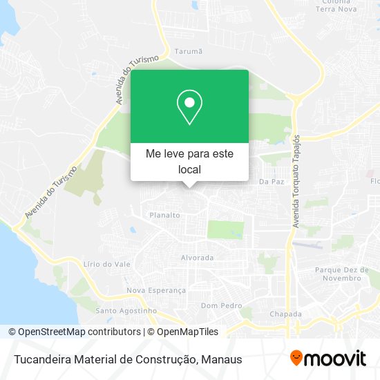 Tucandeira Material de Construção mapa